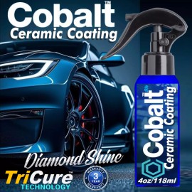 Platinum CERAMIC CAR COATING SPRAY DIAMOND SHINE COBALT 9H PAINT PROTECTION - "4 OZ "KIT"