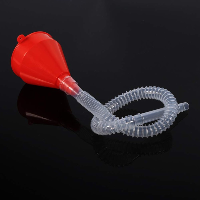 Universal Funnel 8cm Wide Plastic Funnel Car Flexible Extension Valve