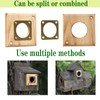 Bluebird House Predator Guard,Metal Birdhouse Guard,Bird House Hole Protector Guard