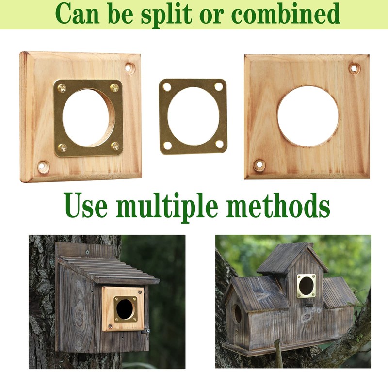 Bluebird House Predator Guard,Metal Birdhouse Guard,Bird House Hole Protector Guard