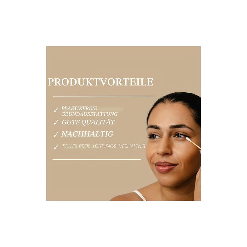 UpCircle Bamboo Cotton Buds - Pack of 200 - Biodegradable,