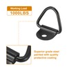 X AUTOHAUX Tie Down Anchor 1/4" Diameter V Shape Ring