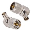 BOOBRIE RF Coaxial Connector UHF PL259 Male to BNC Female