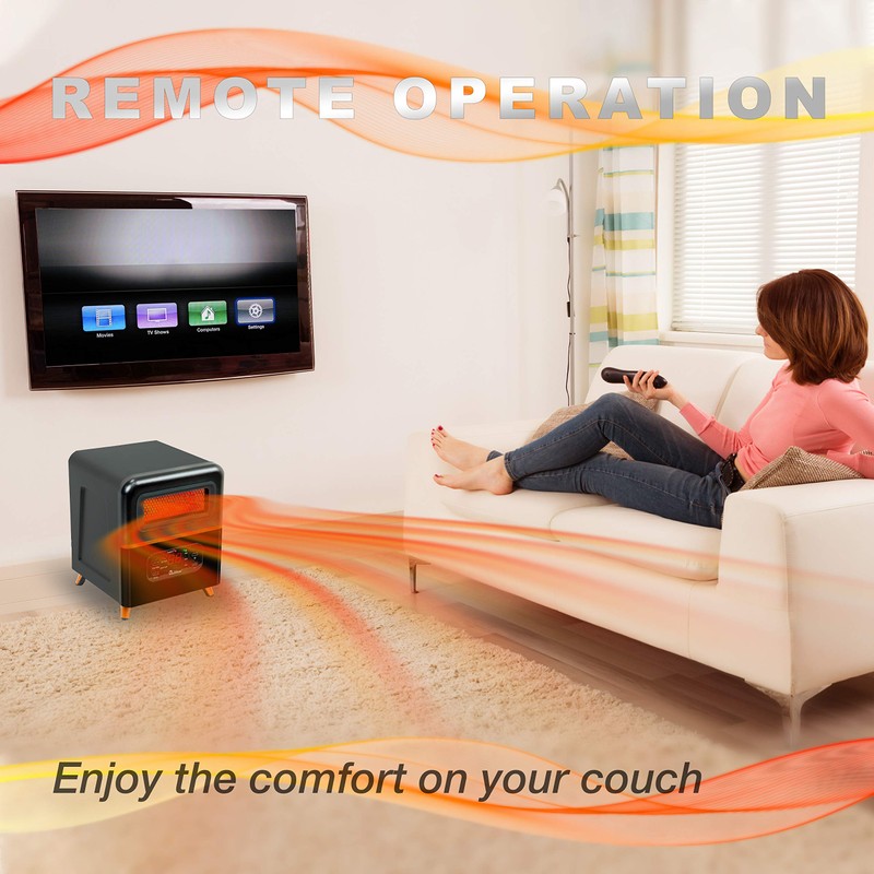 DR. INFRARED HEATER DR-978 New Upgraded Dual Heating Hybrid Portable