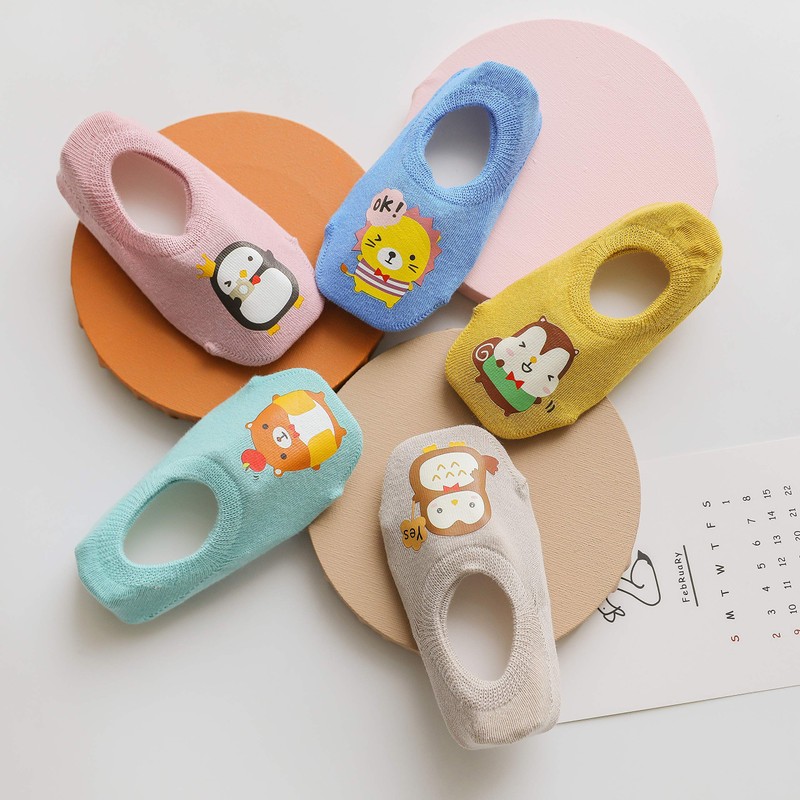 Smart-Bear W024 Children's Socks, Baby Socks, Anti-Slip, Soft, Comfortable, Sweat