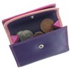 VISCONTI Rainbow Collection Small Leather Purse RFID and Tap and