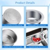 LgowithU Stainless Steel Strainer Basket, 4 Stück Multi-functional Drain Basket,