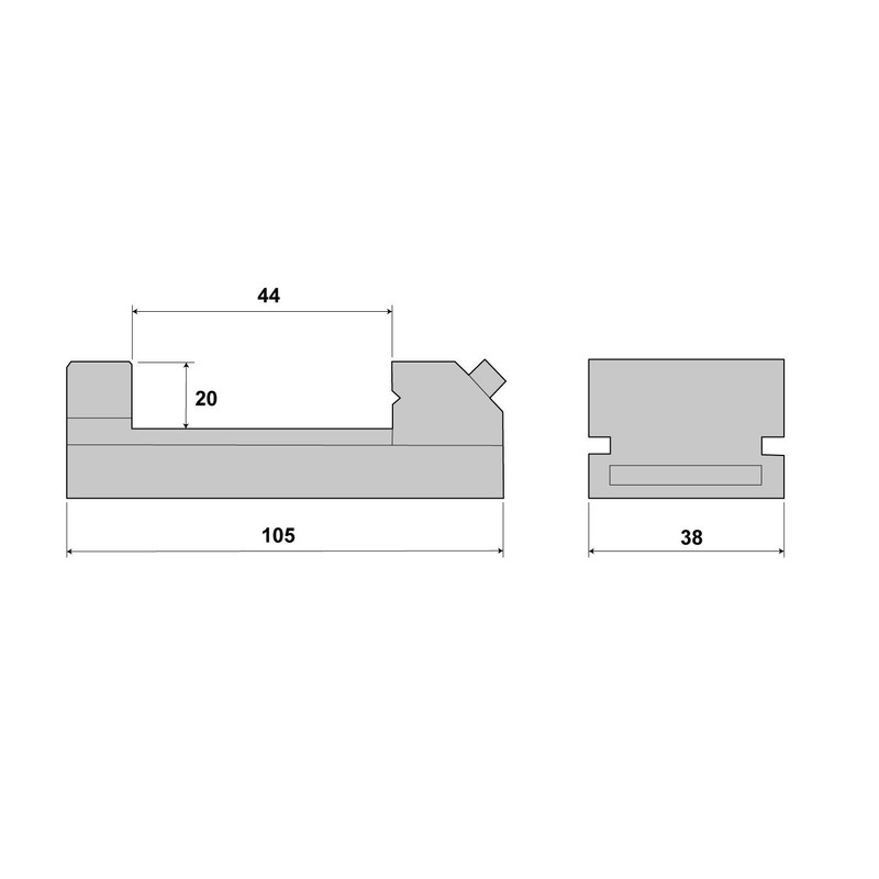 PAULIMOT Pull Down Vice 38 mm Jaw Width