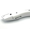 CCA White Carpet cutter tool with matching white holder for