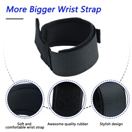 GZZTORES Boat Kill Switch Wrist Strap,Universal Jet Ski Lanyard Floating Wrist Band Adjustable Wrist Strap (Black)