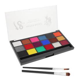 Beavorty 1 Box Paints Watercolor Paint Face Paint Makeup Kit Cosplay Makeup Face Painting Party Body Paint Face DIY Paint Water Activated Face Paint Festival Makeup Paint Pigment Powder