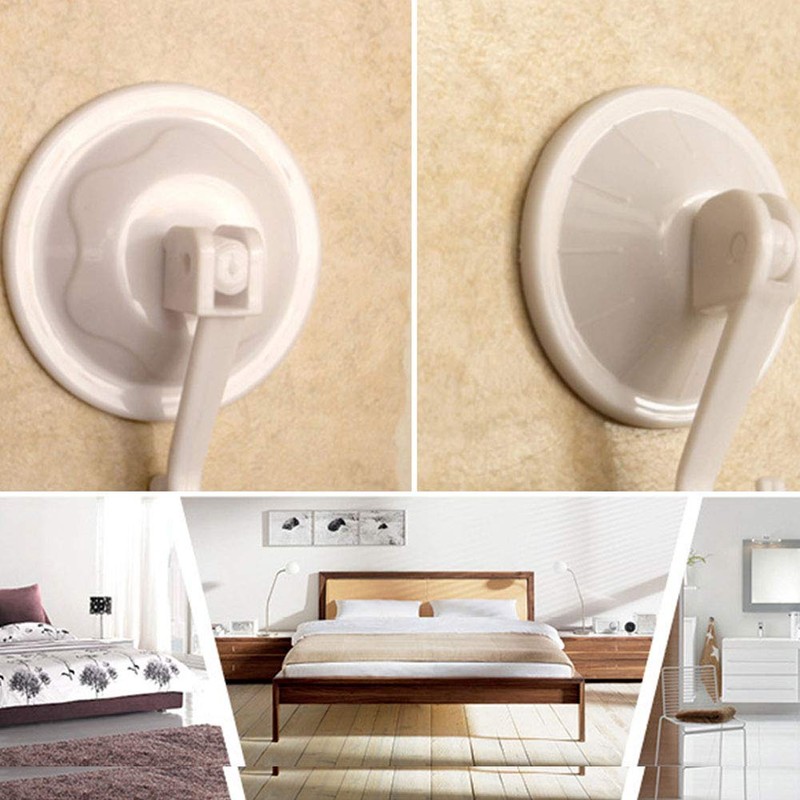 Suction Cup Hooks, 4 Pieces, Suction Hooks, Removable, Reusable, Non-mark,
