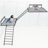 BNOSDM Large Stainless Steel Grid Platform for Parakeet 4 PCS