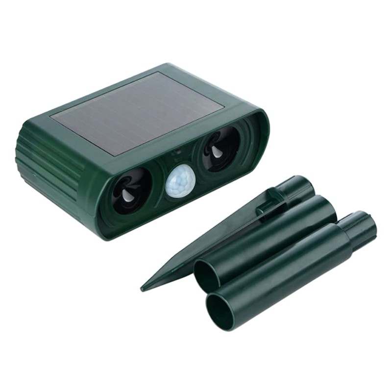 WH-510 Solar-Powered Animals Repeller Ultrasonic-Wave Dog Cat Rechargeable Repellent for