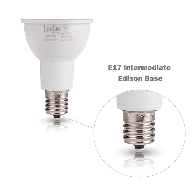 Tento Lighting E17 Led Light Bulb R14 Reflector 5.5w 450
