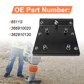 Sowyre 8511S 11" Wood Shoe Kit Compatible with Multiquip Mikasa MTX70 MTX80 MTX90 Jumping Jack Rammer, 366910020 362910130