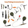 217pcs/box Carp Fishing Tackle Box Anti Tangle Sleeve Line Aligner