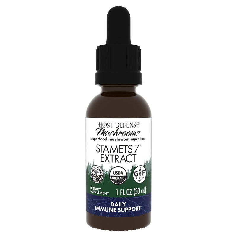Host Defense Stamets 7 Extract, Daily Immune Support, 30