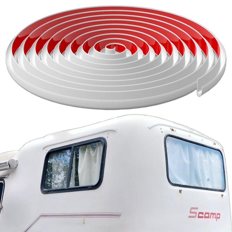 16FT RV Rain Gutter & Drip Rail - Flexible TPE