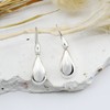 Modern Chic Plata de ley 925 de lágrima Dangle Earrings