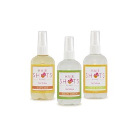 Hair Shots Heat Activated Hair Fragrance Touch Of Sweetness Bundle 3 Items: Cupcake, Asian Green, Citrus Sugar