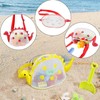 KMDJG Beach Toy Mesh Beach Bag, Kids Shell Collecting Bag,