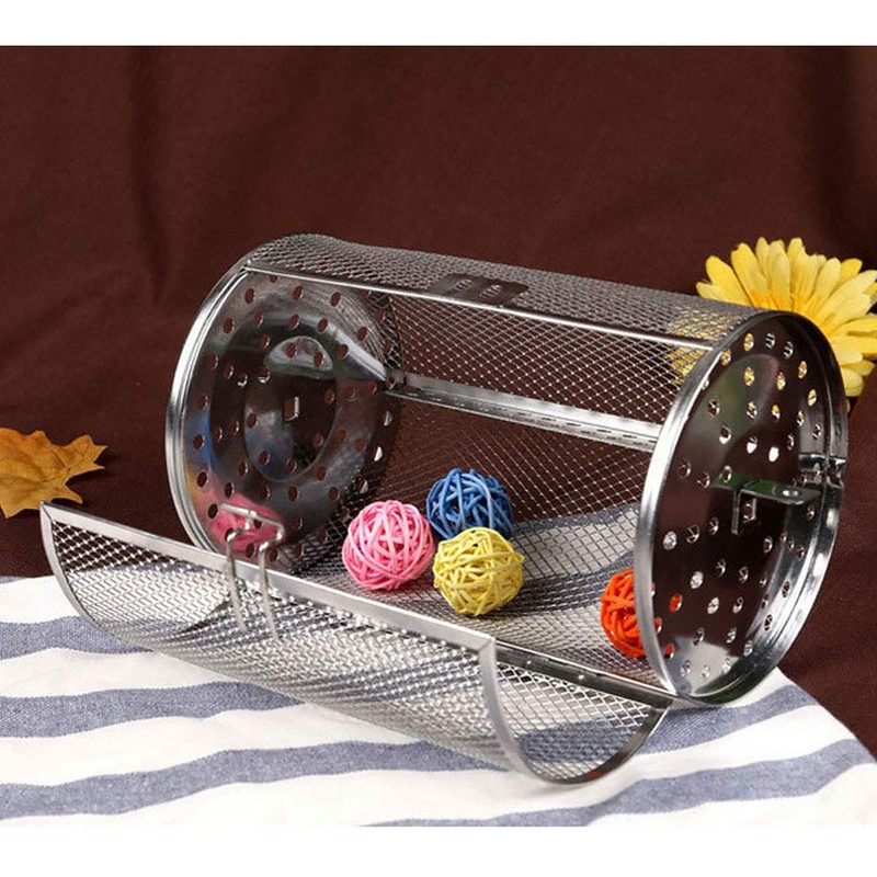 Stainless Steel Rotisserie Grill, 360 Degree Rotatable Heating Oven Cages