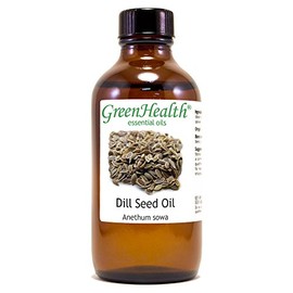 Dill Seed – 4 fl oz (118 ml) Glass Bottle w/Cap – 100% Pure Essential Oil – GreenHealth