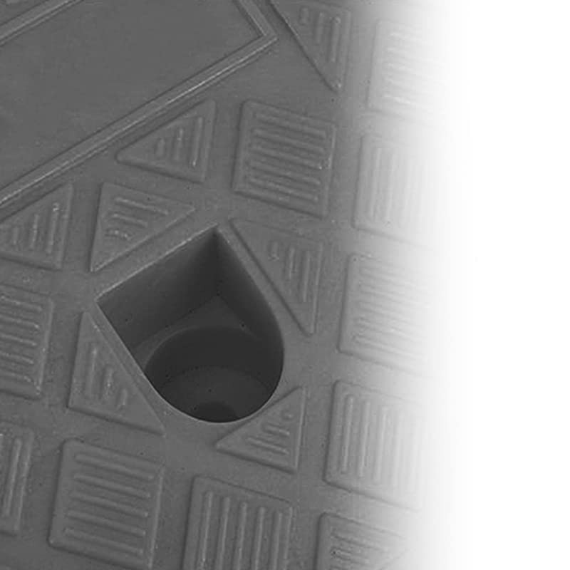 Plastic Curb Ramp 13cm Height Threshold Driveway Anti Slip Slope