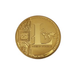 Eillwin Litecoin Crypto Rare Gold Color Coin collectible & commemorative souvenir coin