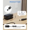 AKINGUAR 12V 2A Power Supply Adapter with 8 DC Connectors,