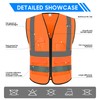 Rhino Hit Reflective Safety Vest for Men Women with 5