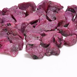 30 carats Raw Red Ruby Gemstone and Crystals, Wholesale lot, Purple Gemstone, Rough Crystals, Rock Stones, Jewelry Making Supplies, DIY & Crafts