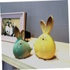 Zerodeko 2pcs Ceramic Ear Figurines for Home Office Decoration Cute