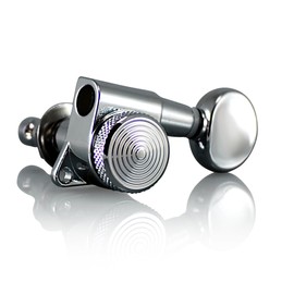 VANSON Tuners/Machine Heads V05SP Right Handed Chrome LOCKING (Set of 6) for Stratocaster, Telecaster, Jackson, Ibanez, BC Rich, Schecter (Right Handed, Chrome)