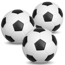 5" Foam Mini Soccers for Kids Adults, Soft Squishy Slow Rising Soccer Goal Toys for Goal Sets, Swimming Pool Beach Balls, Indoor Outdoor Sport Gift (White)