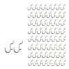 i-FKM 100PCS Metal Pegboard J Hook Accessories Peg Board Wall