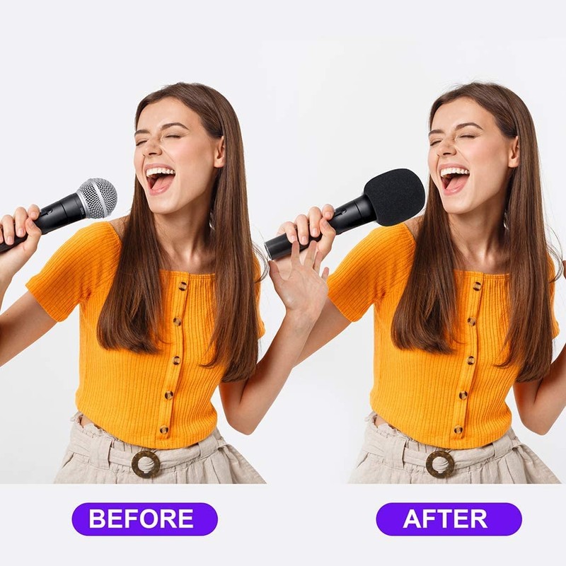 6 Piezas Fundas para Micrófono, Protector de Micrófono, Funda de