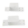 2PCS Door Barricade Brackets Open Bar Holder Carbon Steel Easy