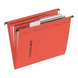 Pagna Personal File Hanging File for DIN A4 5-Piece Red