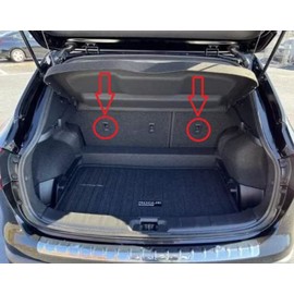 EACCESSORIES EA Trunk Rear Seats Organizer Cargo Net for Nissan Rogue Sport 2020-2023 - Envelope Style Cargo Net for SUV - Premium Mesh Car Trunk Organizer – Compatible with Rogue Sport