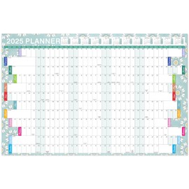 Wall Planner 2025 - A1 Large 2025 Wall Planner from Jan. to Dec. 2025, Wall Planner 2025 for Home, Office, or School, 88 x 57 cm
