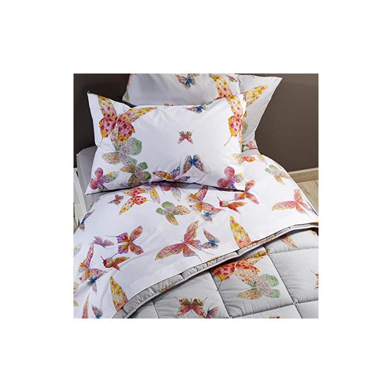 Other - Bed Linen Top Butterfly Unspecified Double Bed White