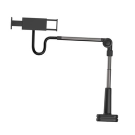 GRIRIW Gooseneck Phone Holder for Video Recording Streaming Ergonomic Cell Phone Stand with Sturdy Support for Desk Bed Reduces Neck Strain Compatible with Smartphones