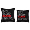 Eat Sleep Clash Repeat Video Game Royale Video Gamer Throw
