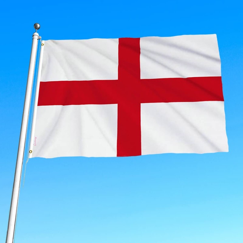 SHATCHI Large 90 x 60 cm England St George's Cross