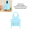 1:12 Scale Dollhouse Toilet Table High Simulation Wooden Miniature Dressing
