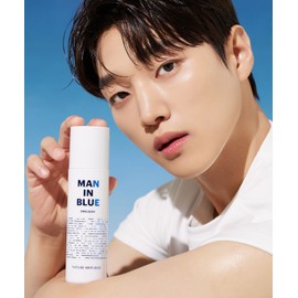 Nature Republic Man in Blue Skincare 2-Piece Set (Toner 150ml + Emulsion 130ml)