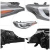 Headery Front Headlight Assembly for 2014-2016Hyundai Elantra, Left Driver+Right Passenger