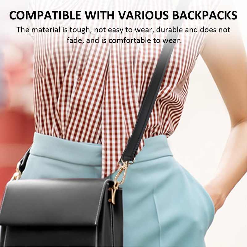 2 Pack Women Leather Shoulder Straps Satchel Replacement Straps Adjustable